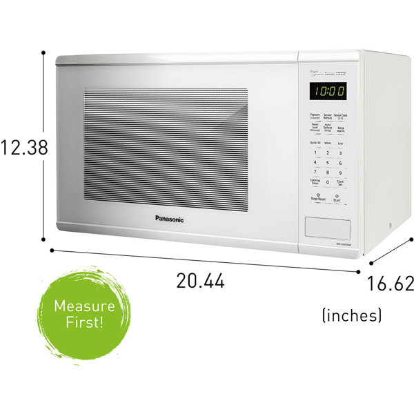 Panasonic Genius Sensor 1.3Cu. Ft. 1100W Countertop Microwave Oven in